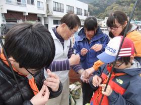 09戸田の釣具店ますみやのご主人からご指導いただく DSCF7746_